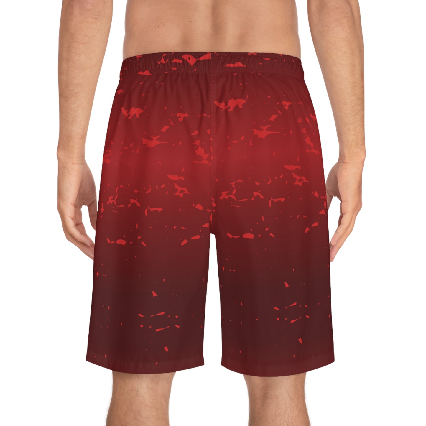 Board Shorts | Red, Black