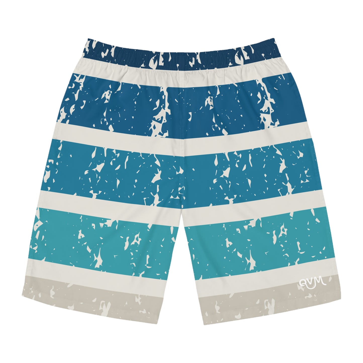 Board Shorts | Blue, White Stripes