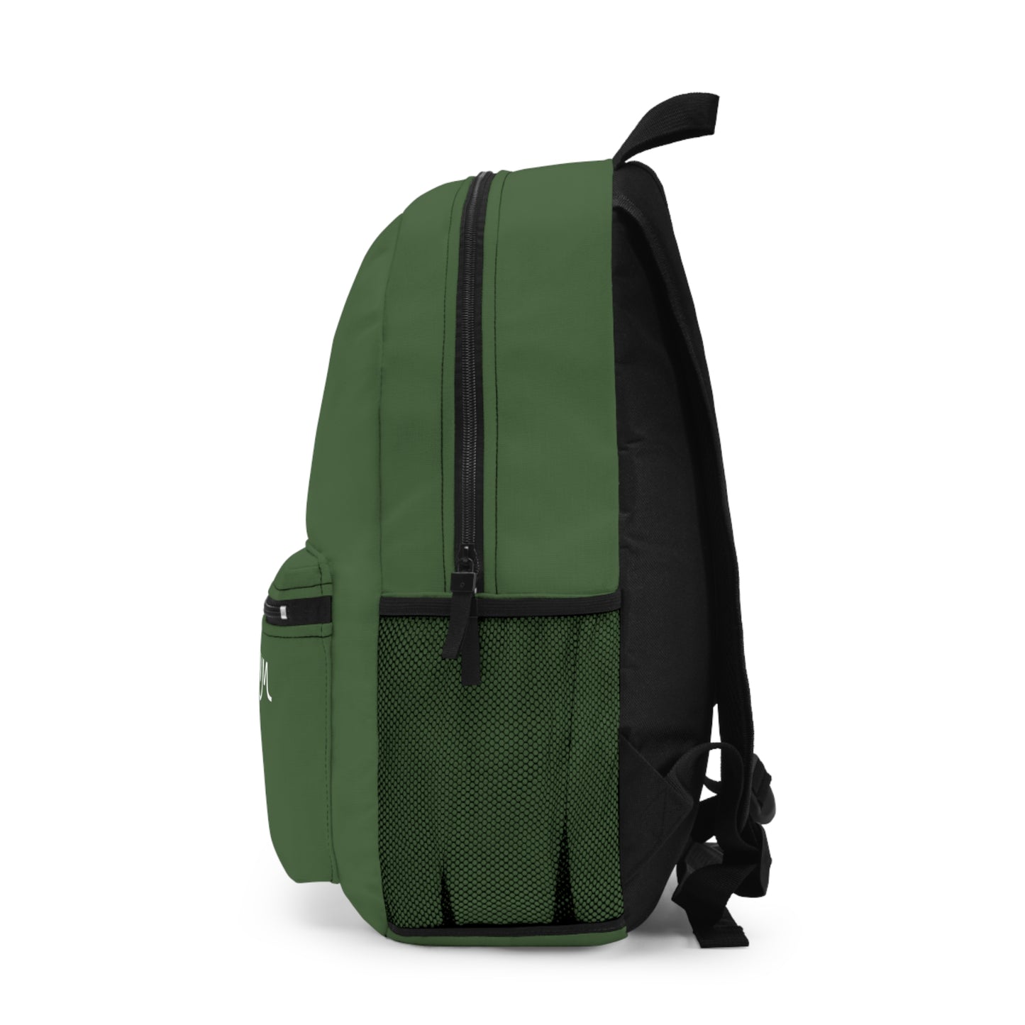 Olive Green Backpack - Trees