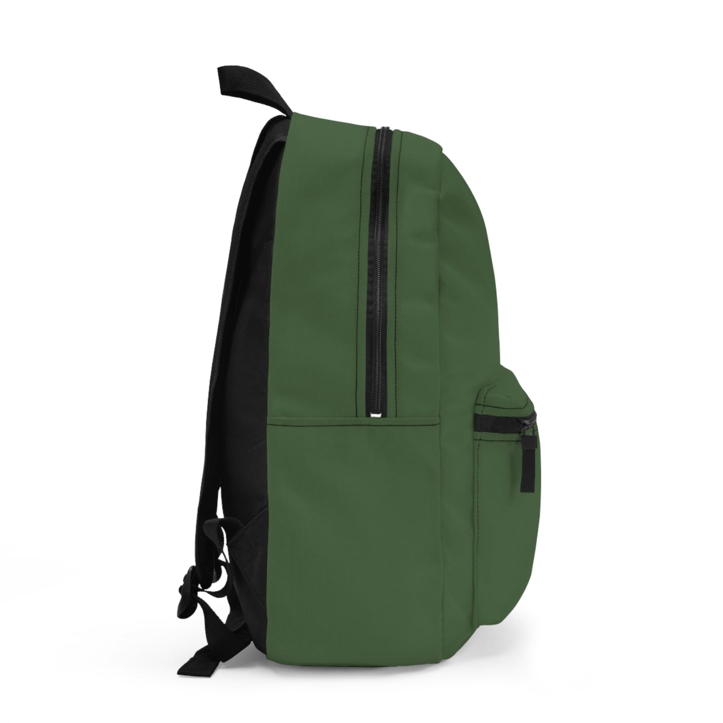 Olive Green Backpack - Trees