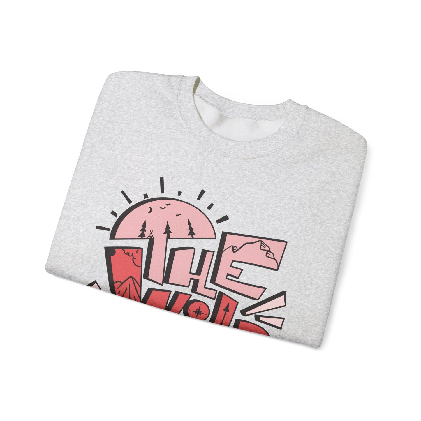 Heavy Crewneck Sweatshirt - "Wild One"