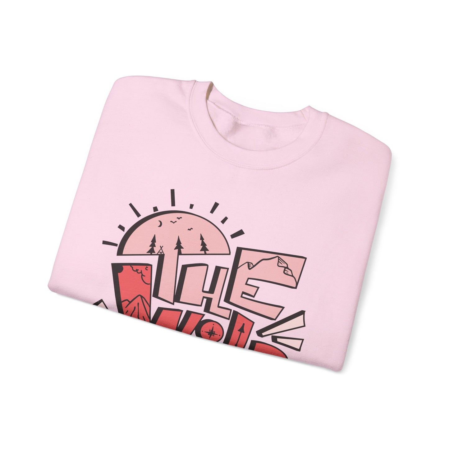 Heavy Crewneck Sweatshirt - "Wild One"