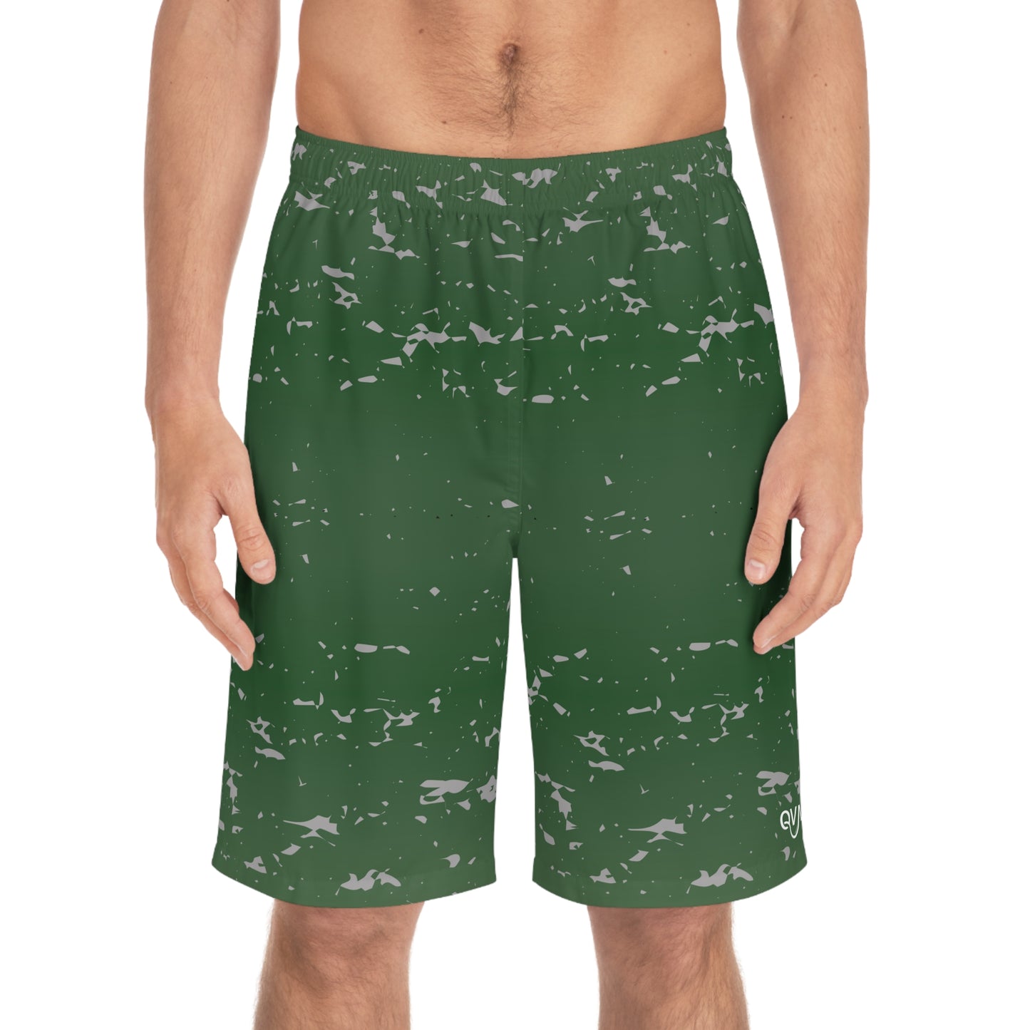 Board Shorts | Green, Gray