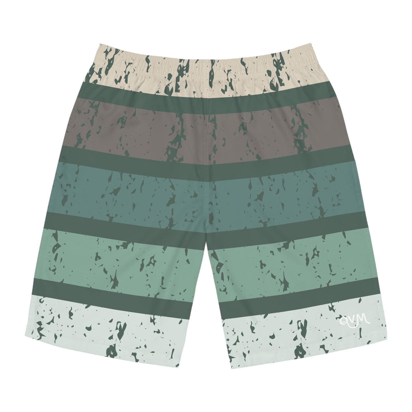 Board Shorts | Green Stripes