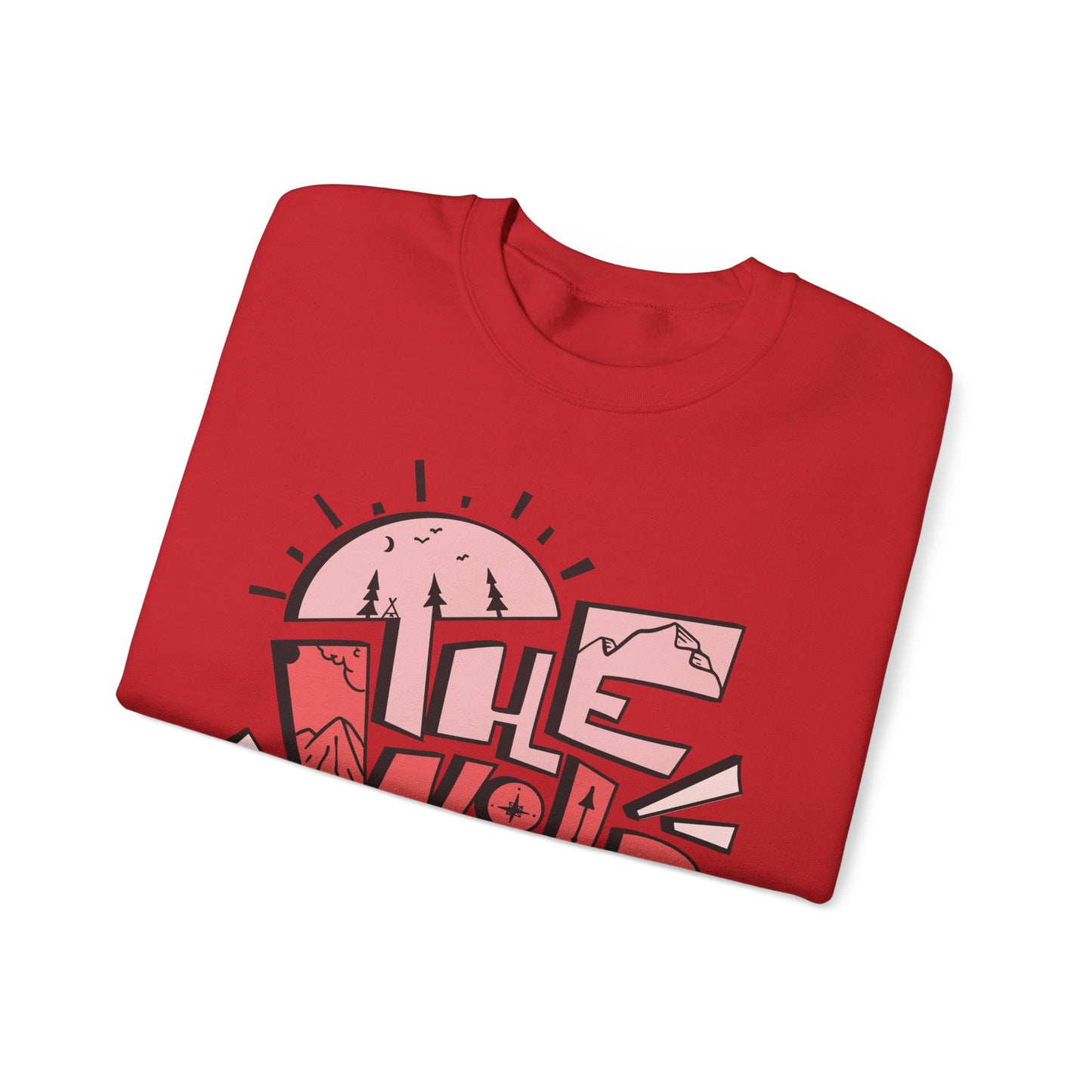 Heavy Crewneck Sweatshirt - "Wild One"