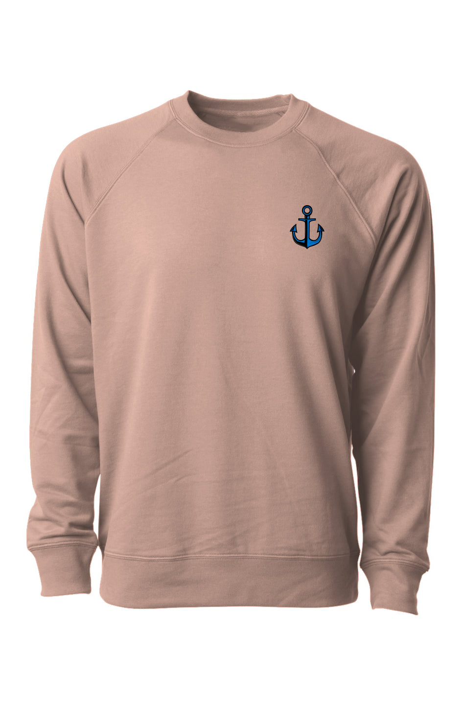 Loopback Terry Crewneck Sweatshirt - Anchor 2