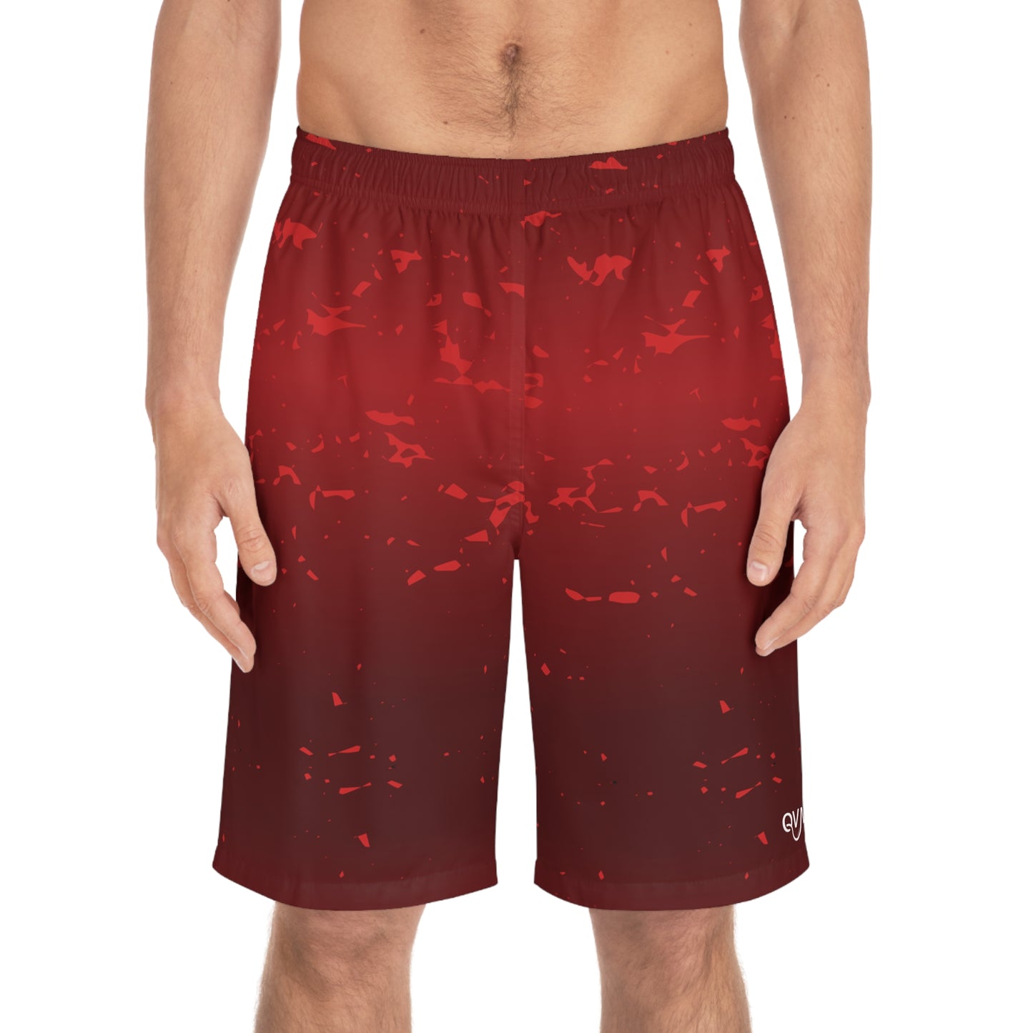 Board Shorts | Red, Black