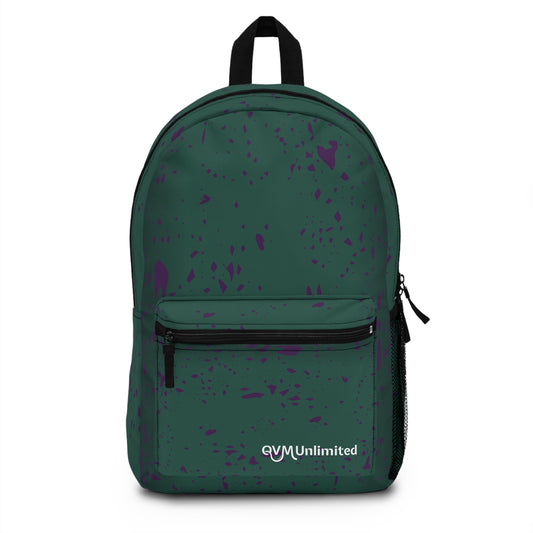 Dark Green/Purple Backpack