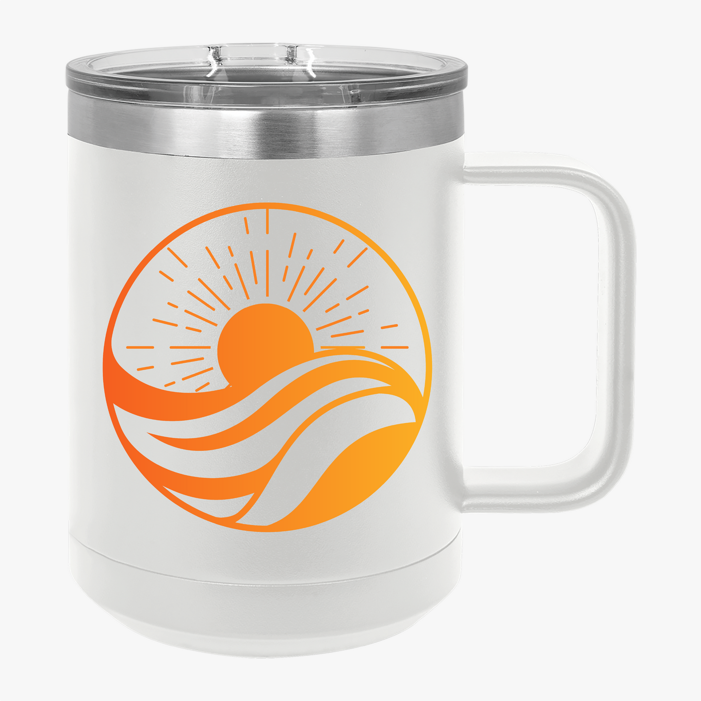 15oz Polar Camel Stainless Steel Coffee Mug Tumbler